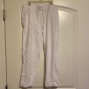 White flowy pants (size S)
